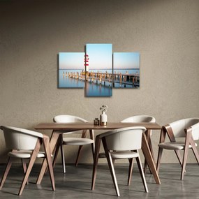 Tablou cu far la răsărit de soare (90x60 cm)