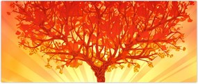 Tablou - Copac în lumina soarelui (120x50 cm)
