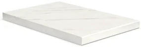 Blat bucatarie latime 60cm WHITE MARBLE