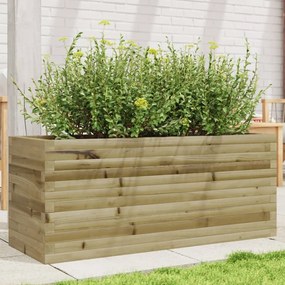 vidaXL Jardinieră de grădină, 110x40x45,5 cm, lemn de pin impregnat