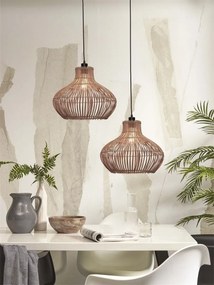 Lustra/ Pendul eco din ratan Kalahari nat