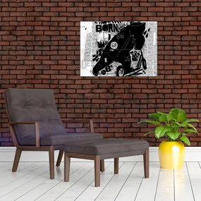 Tablou - Născut să călătorească (70x50 cm)
