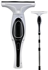 Aspirator geamuri Attractive Luna 100 Pro, Baterie Li-ion 2AH, 50 ml, Autonomie pana la 30 min, Alb/Negru