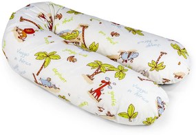 Perna 3 in 1: gravide, alaptat, suport bebe, model Jungle