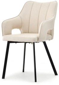 Scaun Carl (crem + negru). 1111021