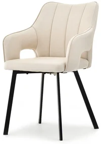 Scaun Carl (crem + negru). 1111021