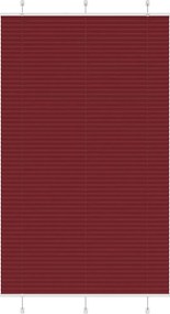 vidaXL Jaluzea plisată Bordeaux Roșu 120x200 cm Lățime țesătură