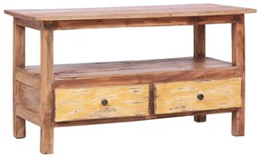 vidaXL Comodă TV, 90 x 40 x 50 cm, lemn masiv reciclat