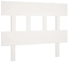 819101 vidaXL Tăblie de pat, alb, 93,5x3x81 cm, lemn masiv de pin