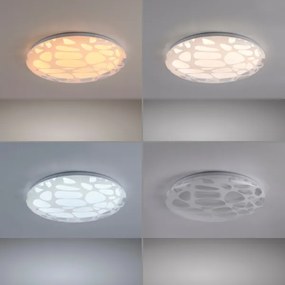 JUST LIGHT. 14009-16 - Plafonieră LED dimerizabilă ART PLAFO LED/20W/230V albă + telecomandă