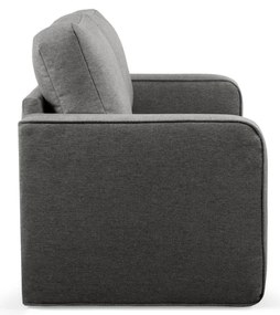 Canapea gri extensibilă 160 cm Come – Bobochic Paris