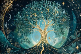 Tablou – Arborele vieții în univers (90x60 cm)