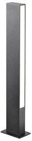 Stalp LED iluminat exterior IP65 LOTUS H-60cm gri