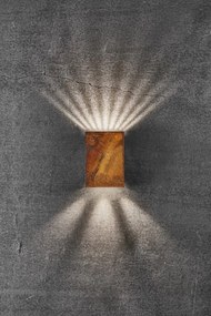 Aplica LED exterior cu iluminat up/down IP54 Fold 10 corten 2019041038 NL