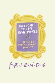 Poster de artă Friends - Welcome