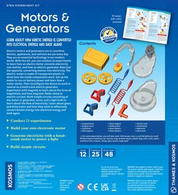 Kit STEM de construit motoare si generatoare