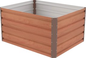 Paturi înălțate G21 Daisy 100 x 80 x 52 cm, dintablă, maro