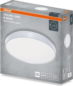 Osram - Plafonieră LED CEILING LUXO LED/24W/230V Ø 38 cm argintie