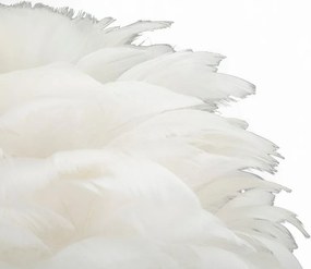 Veioză albă-aurie (înălțime 50 cm) Ball Feather – Mauro Ferretti