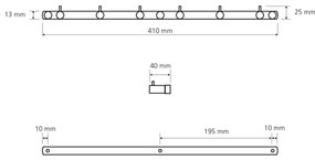 SAPHO XR206 X-Round E hexagon, argintiu