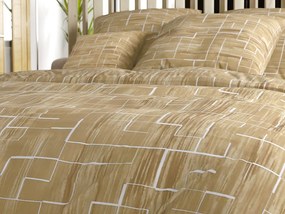 Lenjerie de pat din bumbac Renforce MARIT bej Dimensiune lenjerie de pat: 2 buc 80 x 80 cm | 200 x 200 cm