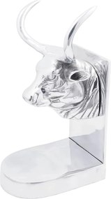 vidaXL Suporturi pentru cărți 2 pcs Argintiu 17 x 15 x 27 cm Aluminiu