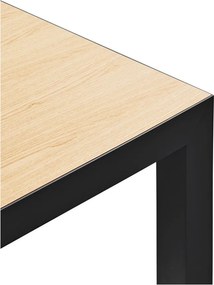 Masă de dining cu blat din lemn de stejar 75x180 cm Alma – Teulat