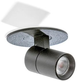 Spot LED incastrabil, directionabil pentru tavan/plafon LINA negru