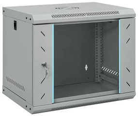 vidaXL Dulap de rețea cu depozitare Gri 53 x 45 x 45 cm Oțel