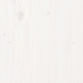 Cadru de pat, alb, 160x200 cm, lemn masiv de pin Alb, 160 x 200 cm