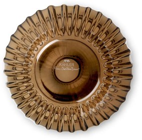 Vază din sticlă Kähler Design Hammershøi, înălțime 14 cm, maro