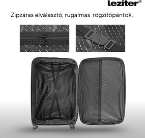 Valiză medie ușoară TravelLux moale 42x65x24 cm neagră