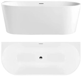 Cada din acril freestanding CAPRI SLIM 170cm