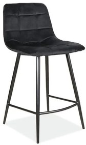 Scaun tip bar Marlana (Negru). 1050493
