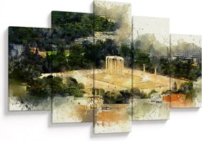Tablou - Templul lui Zeus, Atena, Grecia (150x105 cm)