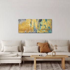 Tablou - Design auriu (120x50 cm)