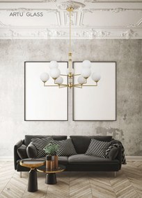 Aplica moderna realizata manual Artu Glass