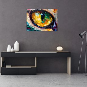Tablou - Ochi de pisică Pictură (70x50 cm)