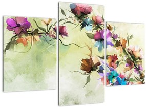 Tablou - Pictua cu flori (90x60 cm)