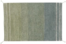 Covor verde/albastru din bumbac 170x240 cm Twin Vintage – Lorena Canals
