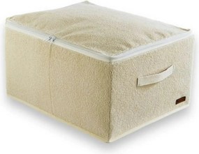 Cutie depozitare YLC450, crem, panza, 42x34x23 cm