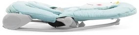 Chicco - Șezlong BALLOON Froggy pentru bebeluși, cu vibrații și melodii, 2xAA + 1xLR20, albastru