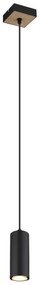 Pendul design industrial Robby negru, maro
