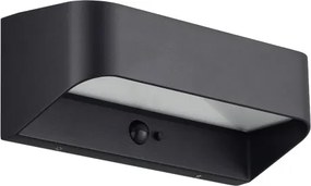 Nordlux - Lampă solară LED cu senzor MARCELLIO, LED/5W/5V, IP54, negru