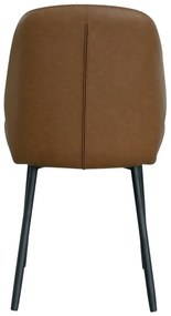 Scaune de dining maro 2 buc. Monte Carlo – House Nordic