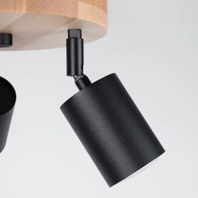 Spot Sollux SL.1292 VERDO 3xGU10/10W/230V negru