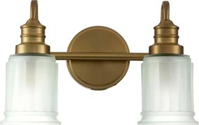 Quoizel QZ-SWELL2-BB-BATH-LED Aplică de baie SWELL 2xG9/3W/230V IP44, auriu