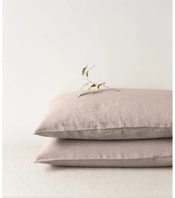 Față de pernă din in Linen Tales, 70 x 90 cm, maro deschis