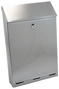 Cutie postala, inox, argintiu, format A4, Damech