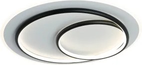 Brilagi - Plafonieră LED dimabilă FLARE LED/70W/230V Ø 50 cm albă/neagră + telecomandă
